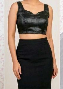 Chic Black Bow Blouse
