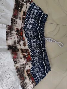 Bohemian Patchwork Maxi Skirt