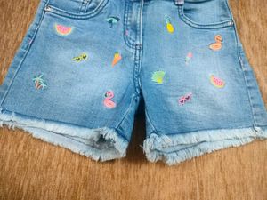 Cute Kids Denim Shorts
