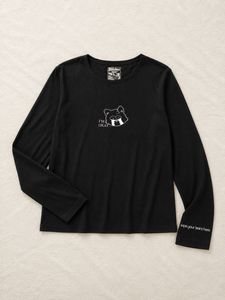 🖤Black Glitchez Long-Sleeve T-Shirt🩶