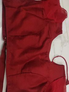Elegant Maroon Blouse