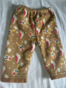 Cute Kids Bear Print Fleece Hoodie