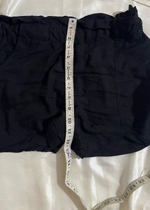 Black High-Waisted Shorts