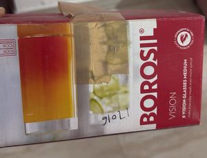 Borosil Vision Glass Set (4 Medium)
