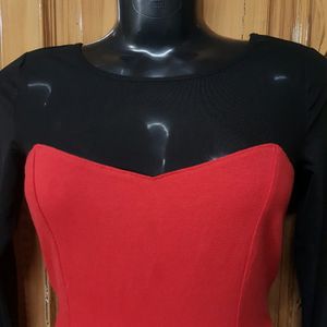 Red Coloured dress By FOREVER 21