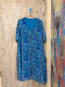 Blue Bohemian kurta set