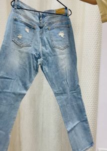 Light Wash Distressed Jeans