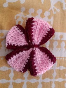 Handmade Crochet Bow Hair Clip