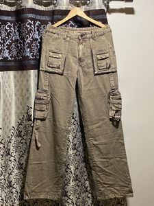 Wide Leg Cargo Pants