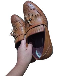 Stylish Brown Tassel Loafers