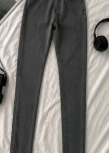 🤍Grey High Waist Flexible  Jeggings |❣️