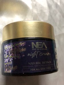 Nea Night Cream With Basil,bakuchiol&amp;niacinamide