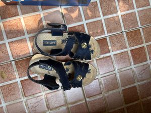 Cute Blue Floral Sandals for Kids