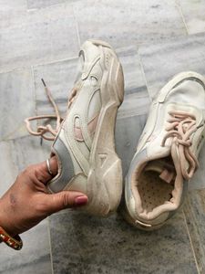 White Fila Sneakers