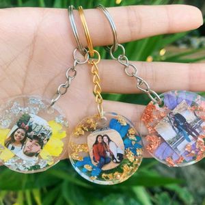 Custom Photo Resin Keychains (Set of 3)