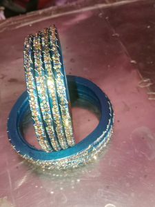 Set of Blue Bangles