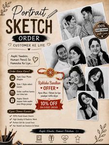 Hand-Drawn Portrait Sketch
