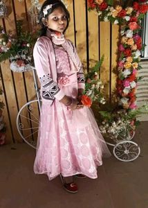 Baby Pink Girl Concan Dress