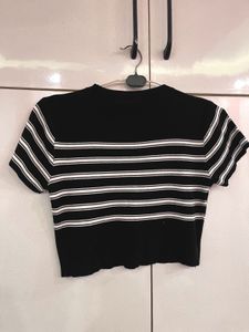 striped crop top