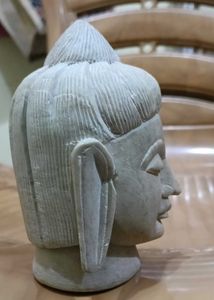 New Serene Stone Buddha Head Statue
