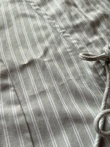 Striped Sleeveless Tie-Up Top