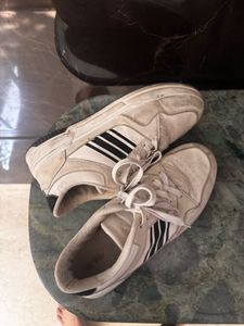 Classic White &amp; Black Sneakers