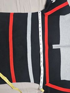 Striped Half-Zip Pullover