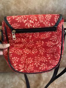 Red Ethnic Bag