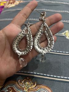 Elegant Crystal Teardrop Earrings