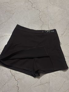 Brown Skirt Shorts