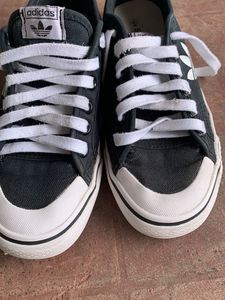 Adidas Black &amp; White Sneakers