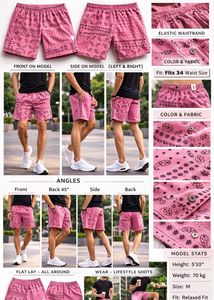 Pink Patterned Levis Relaxed Fit Boxers