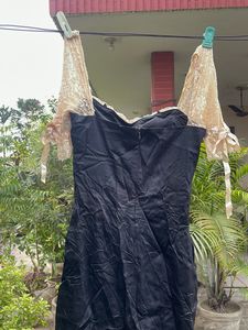 Elegant Black Lace Dress