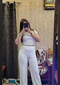 Shein White Trouser