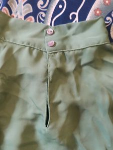 Elegant Sage Green Bow Top