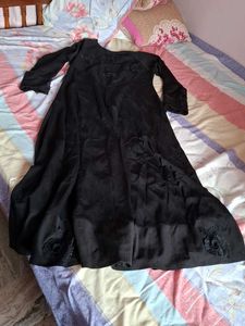 Elegant Black Abaya Gown