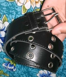Gothic Black O-Ring Belt