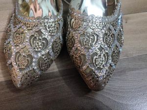 Bridal Gold Heels