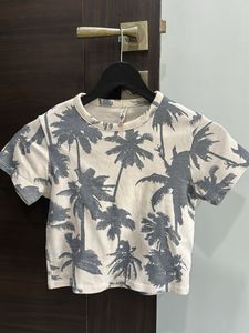Palm Tree Print T-Shirt