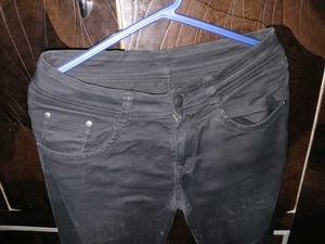 Stylish Black Denim Jeans