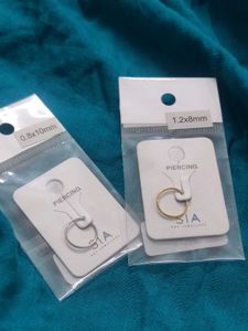 Gold &amp; Silver Hoop Earrings - SIA