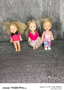 Set of 3 Fashion Dolls