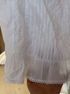 ZARA White Lace Trim Cami Top