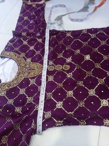 Designer Purple Kurta Set with Palazzo