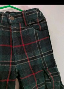Boys' Plaid Cargo Pants