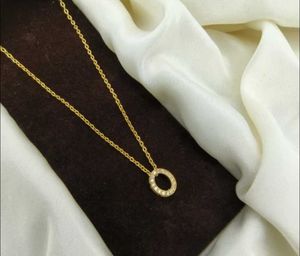 Sparkling Circle Pendant Necklace