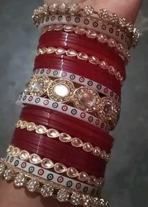 Elegant Indian Bridal Bangles Set