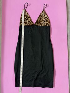 Y2K Leopard Print Dress 🐆⭐️