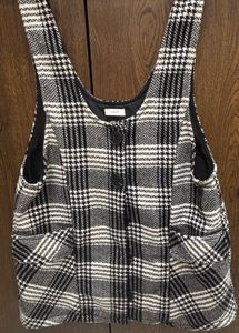 Plaid Pinafore Dress