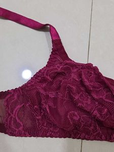 Elegant Purple Lace Bra &amp; Panty Set